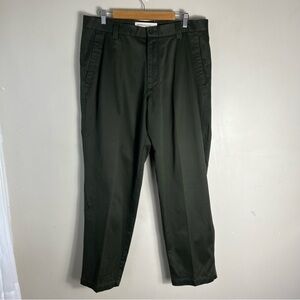 Parry Ellis Cotton Men’s Dark Green Trouser Pant Chino Casual Dressy Size 36/32